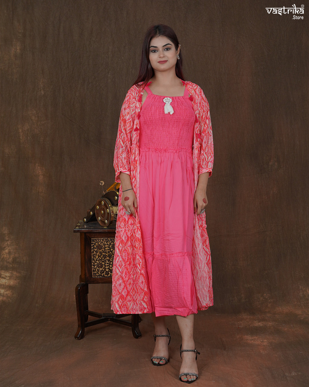 Elara Printed Frock Set