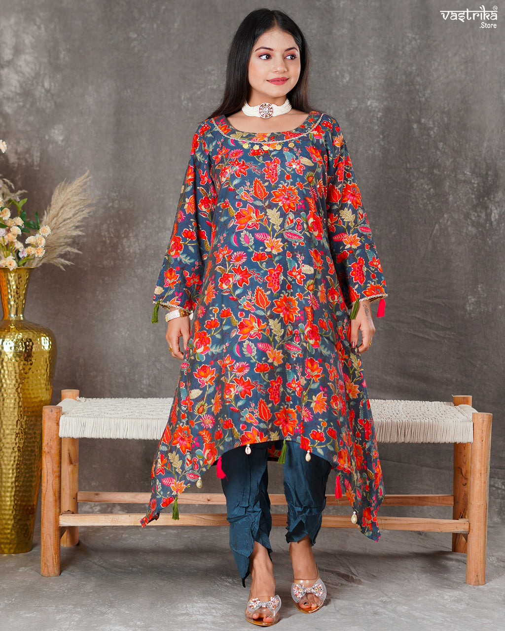 Maslin Silk Kurti Set
