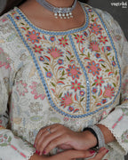 Thread Charm Printed Frock Set
