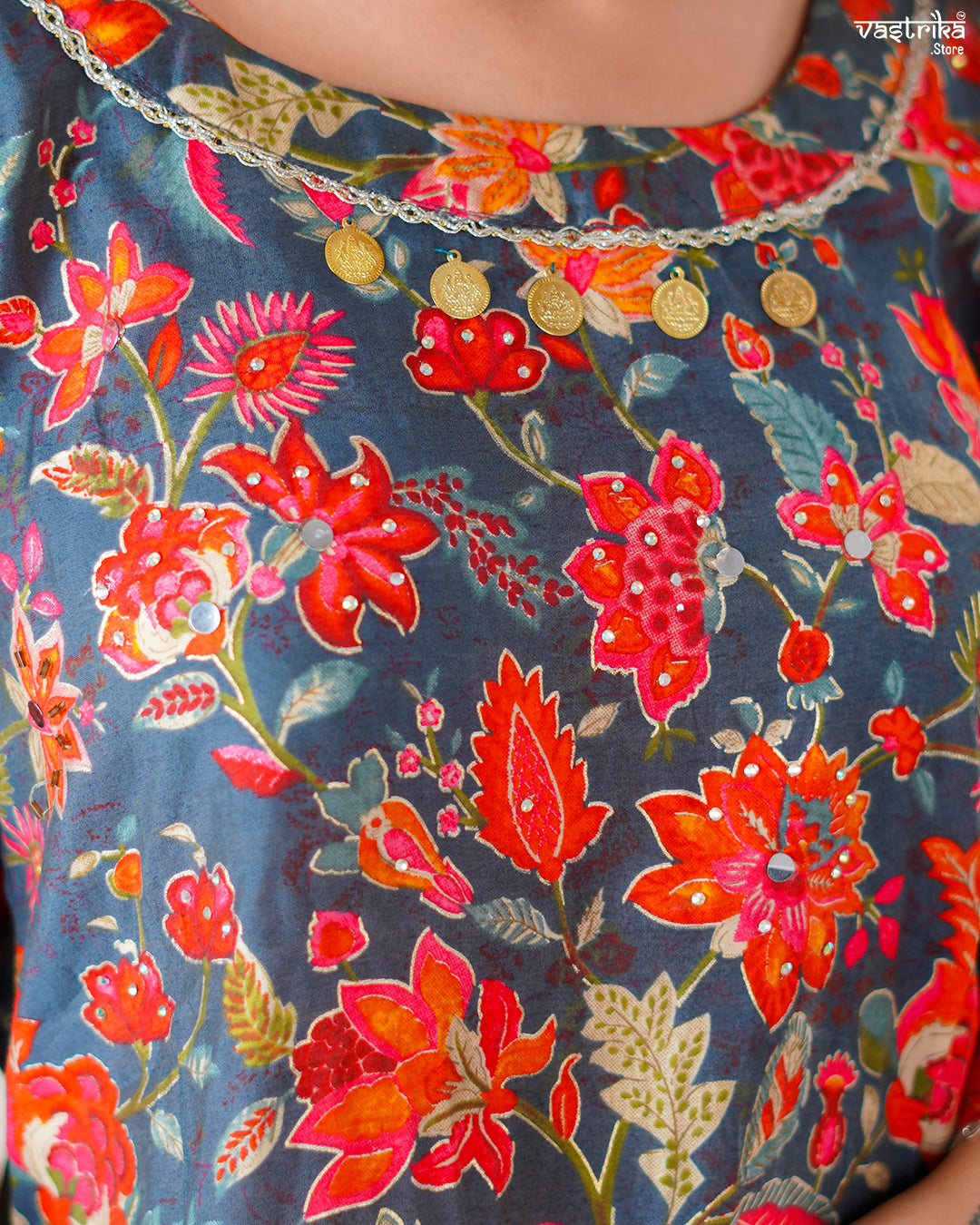 Maslin Silk Kurti Set