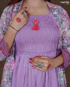 Amara Printed Frock Set