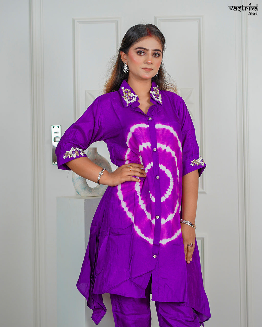Purple Masleen Coord Set