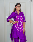Purple Masleen Coord Set