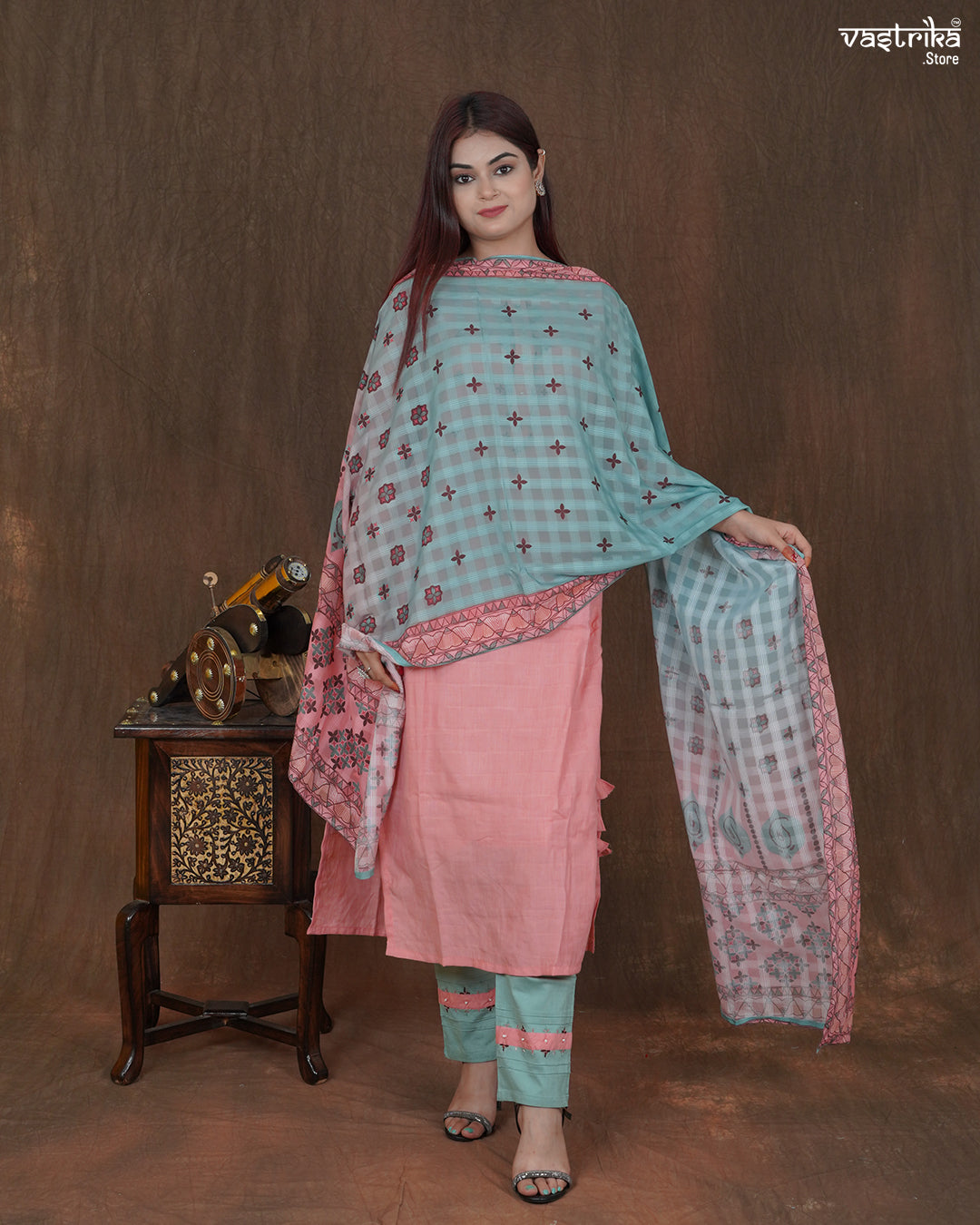 Meher Gath Kahdaai Kurti Set