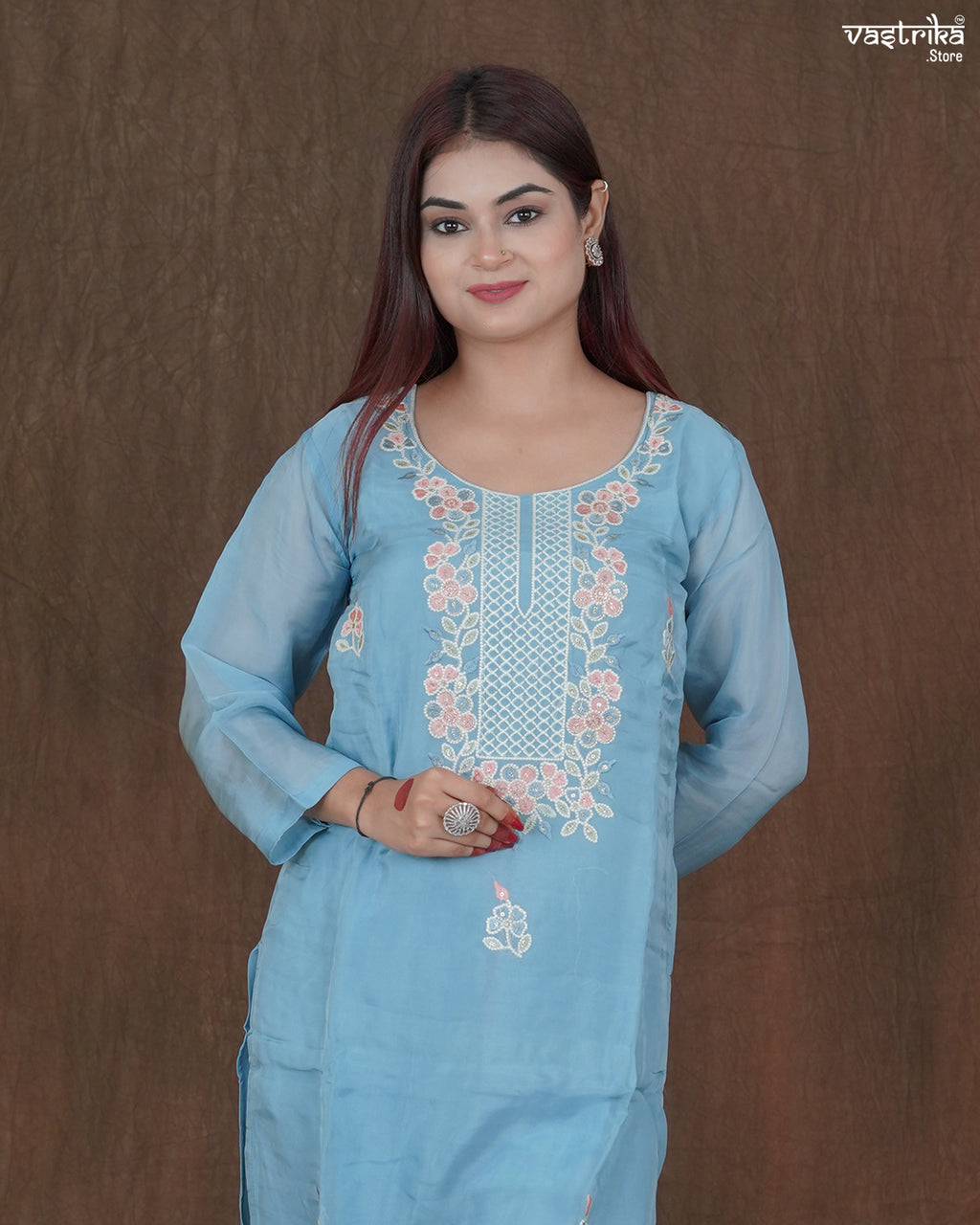 Nazira Threadwork Kurti Set