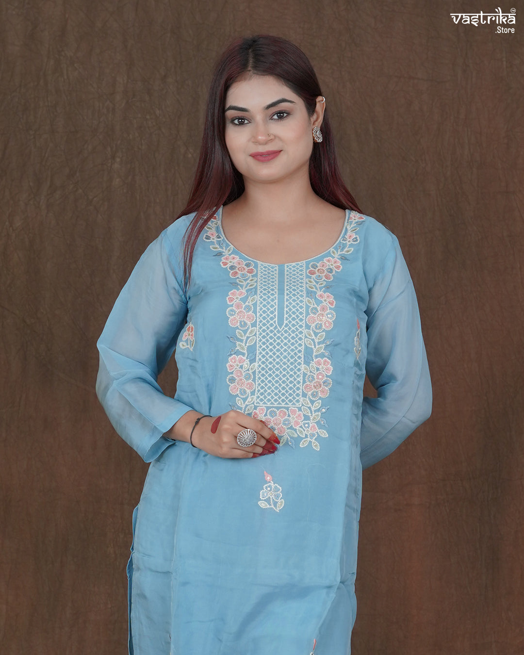 Nazira Threadwork Kurti Set