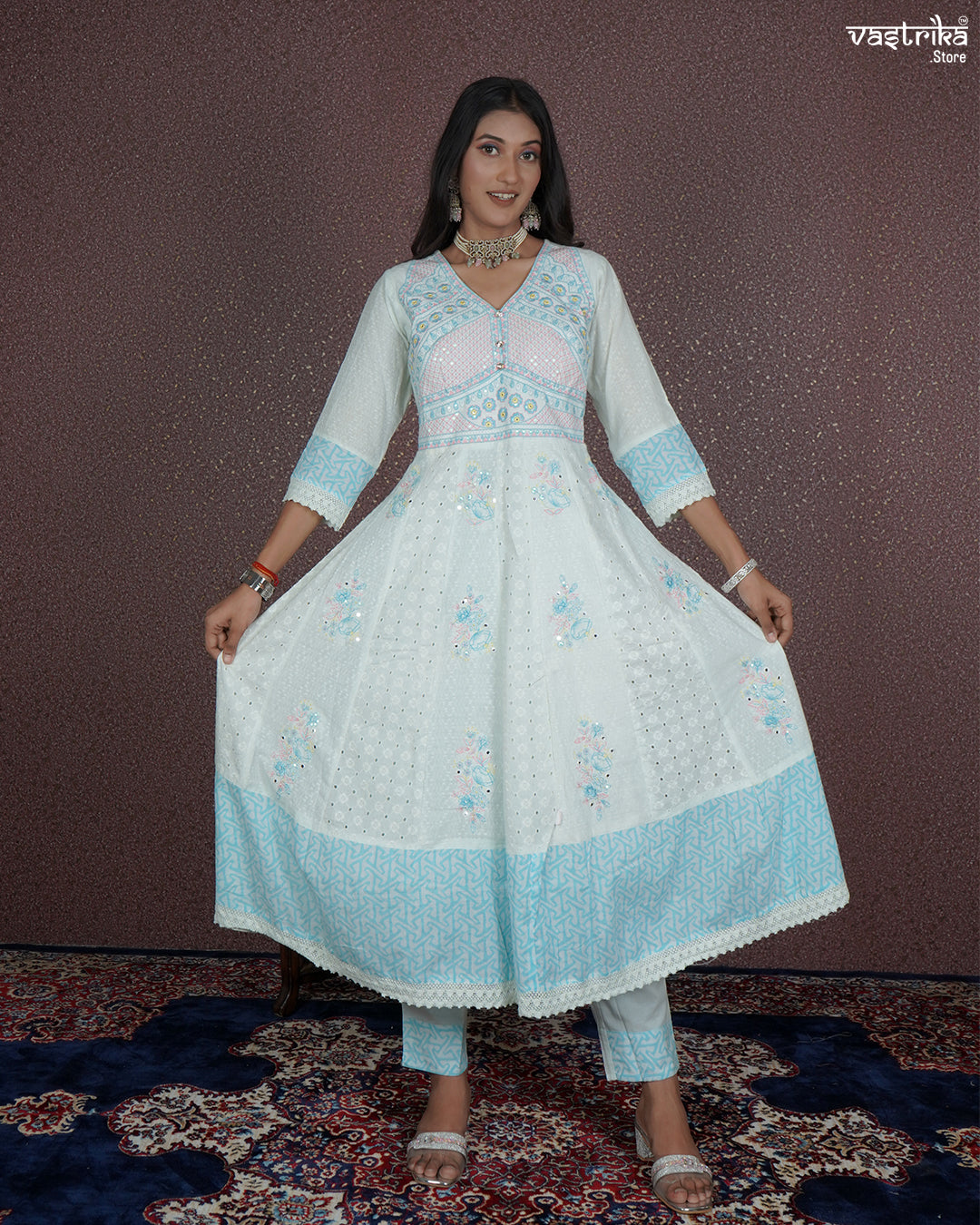 Graceful Resham Detailed Frock
