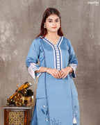 Roman Silk Kurti Set