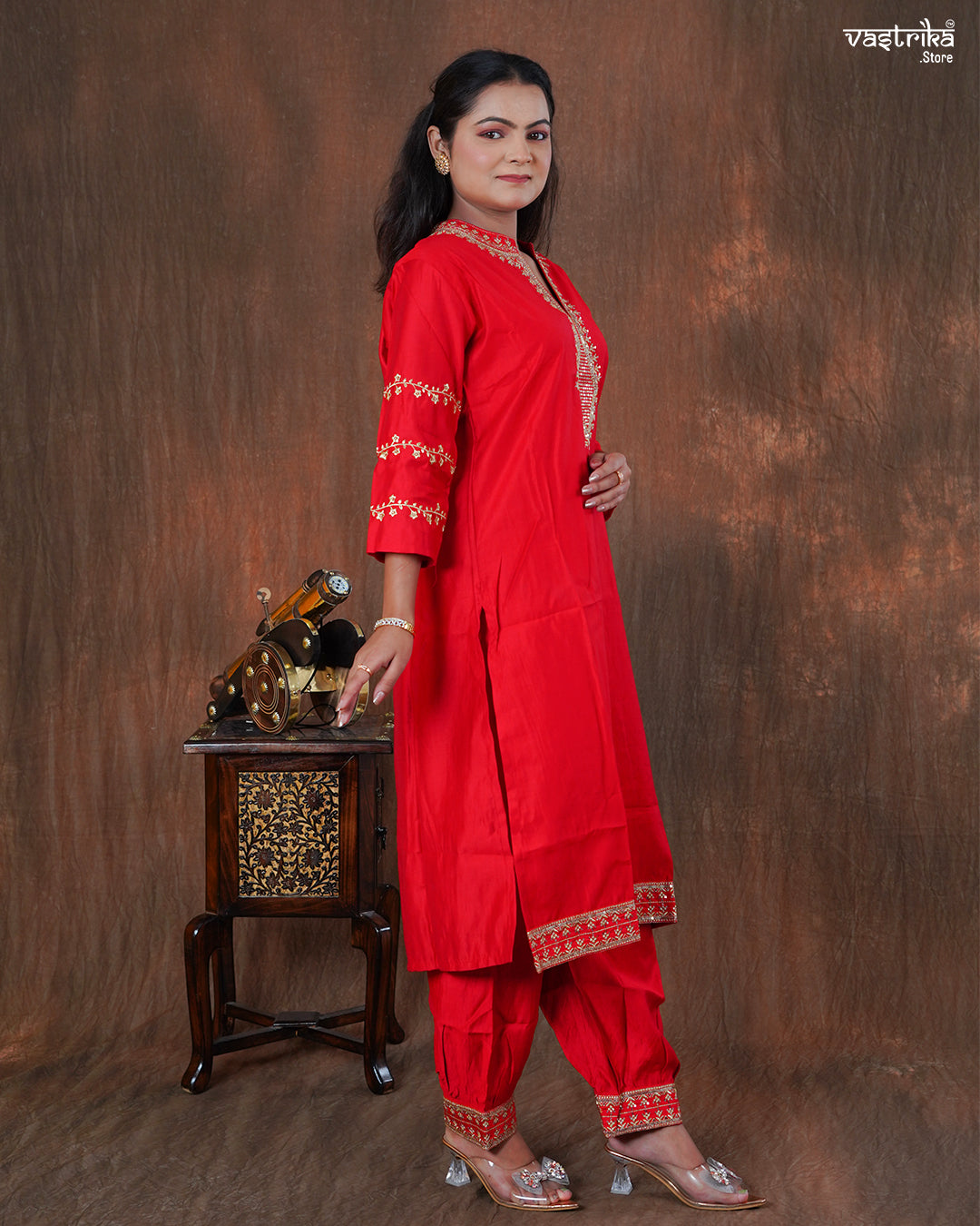 Silk Kurti Set