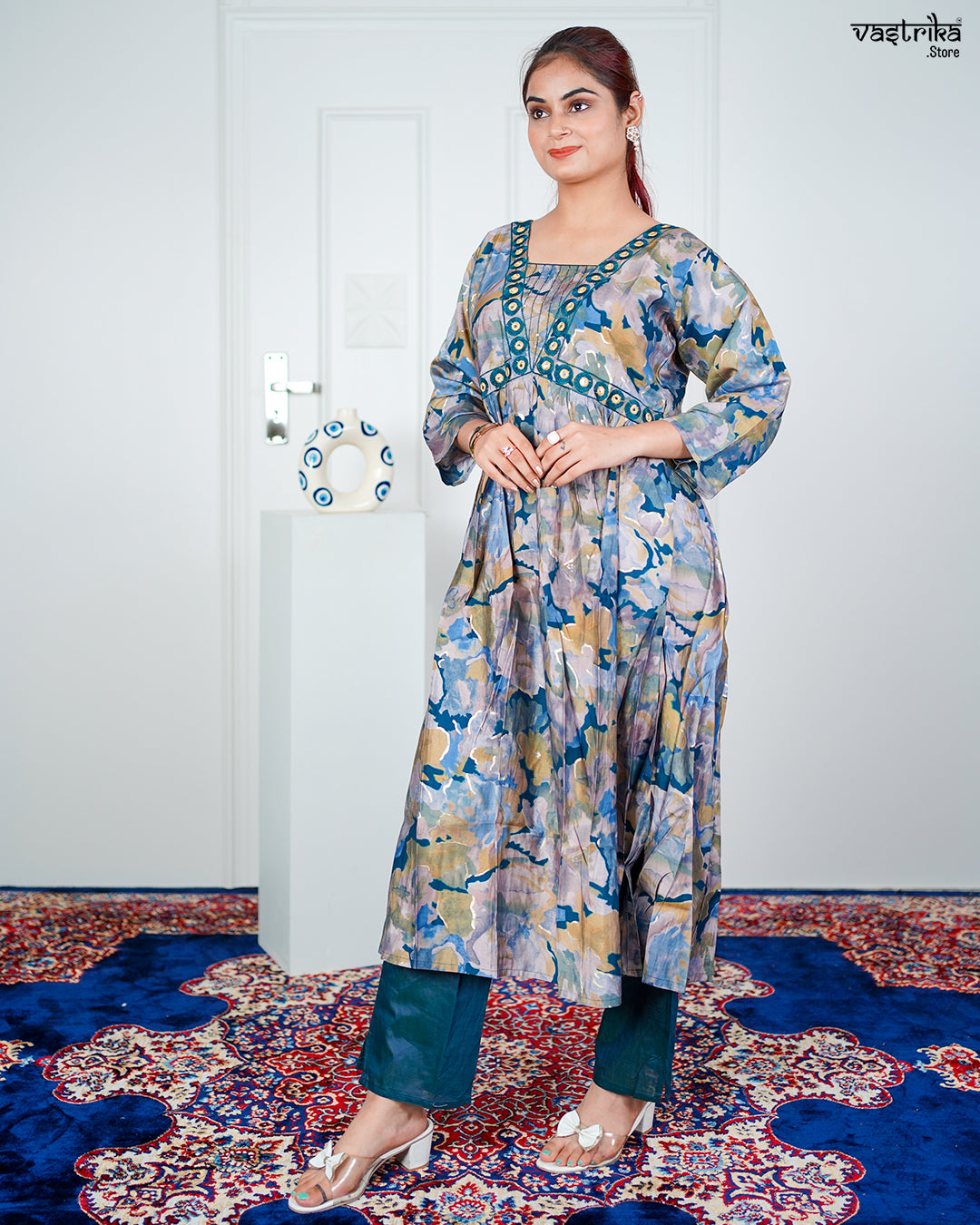 Firozi Aalia Frock Set