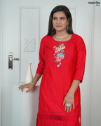 Elegant Handworked Kurti Set
