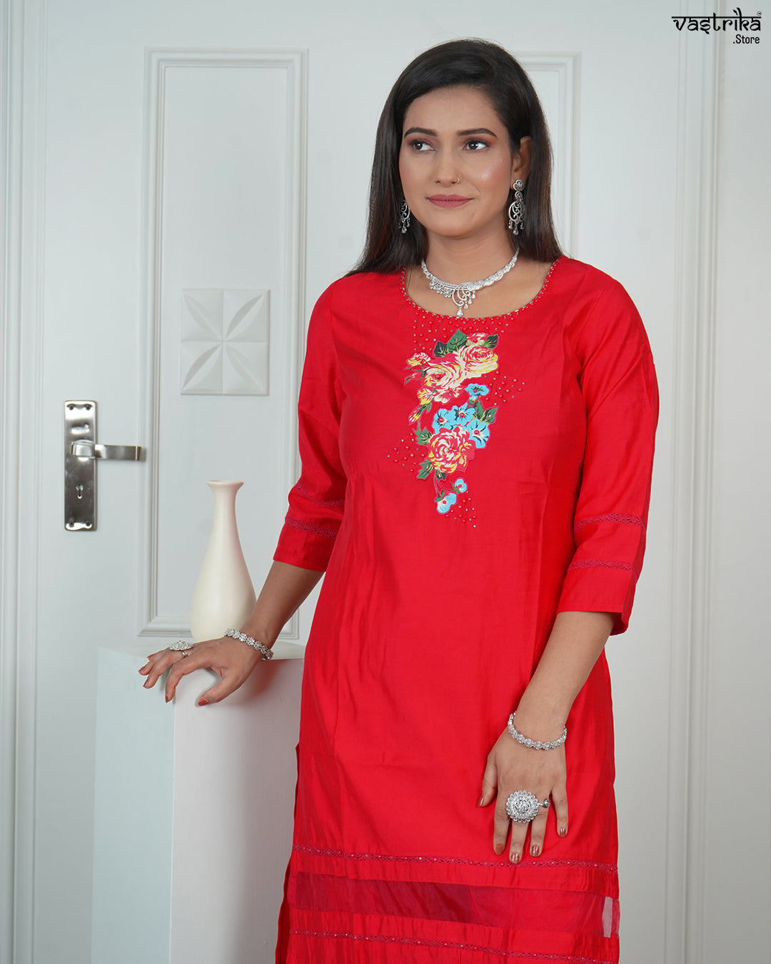 Elegant Handworked Kurti Set