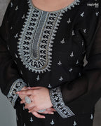 Round Neck Kurti Set