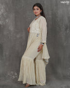 Noor-e-Chikan Sharara Set