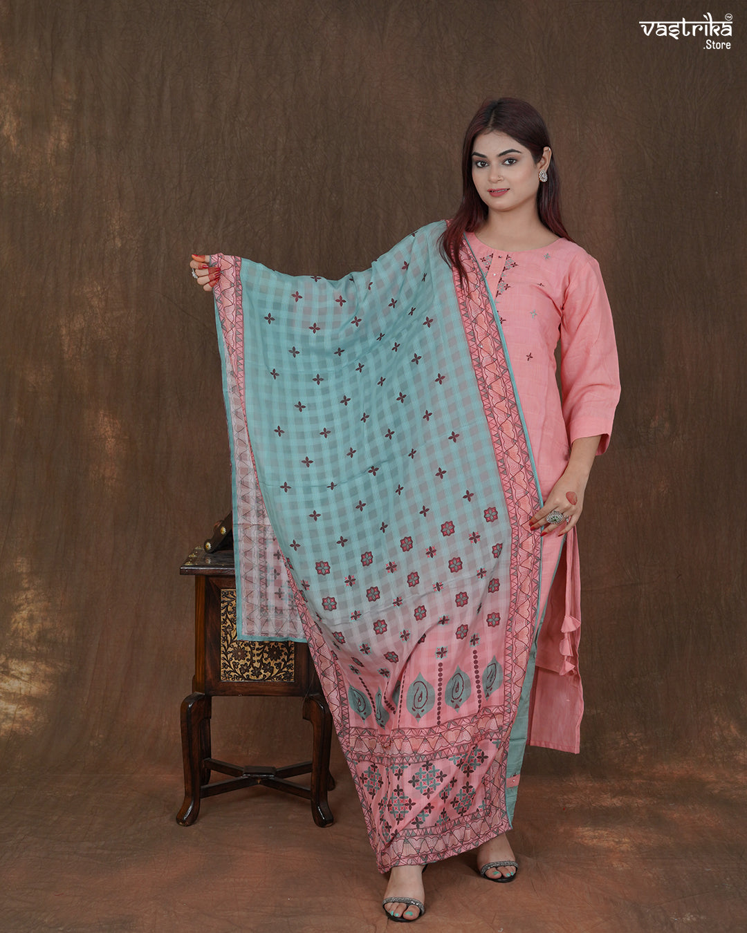 Meher Gath Kahdaai Kurti Set