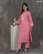 Zohra Threadwork Kurti Set