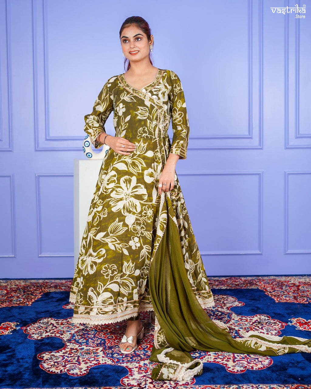 Mehndi Angrakha Gotta Pata Set
