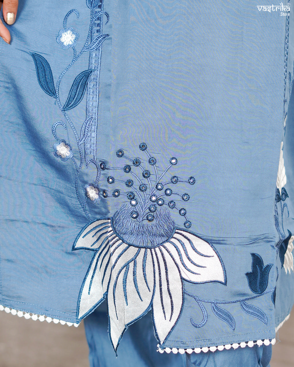 Roman Silk Kurti Set