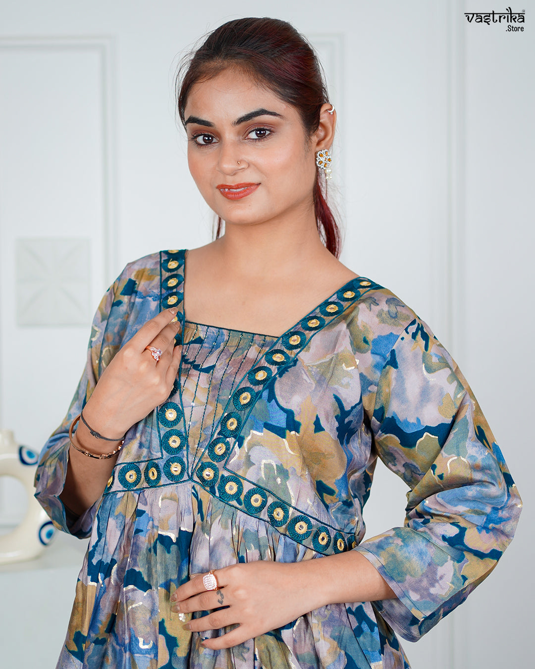 Firozi Aalia Frock Set