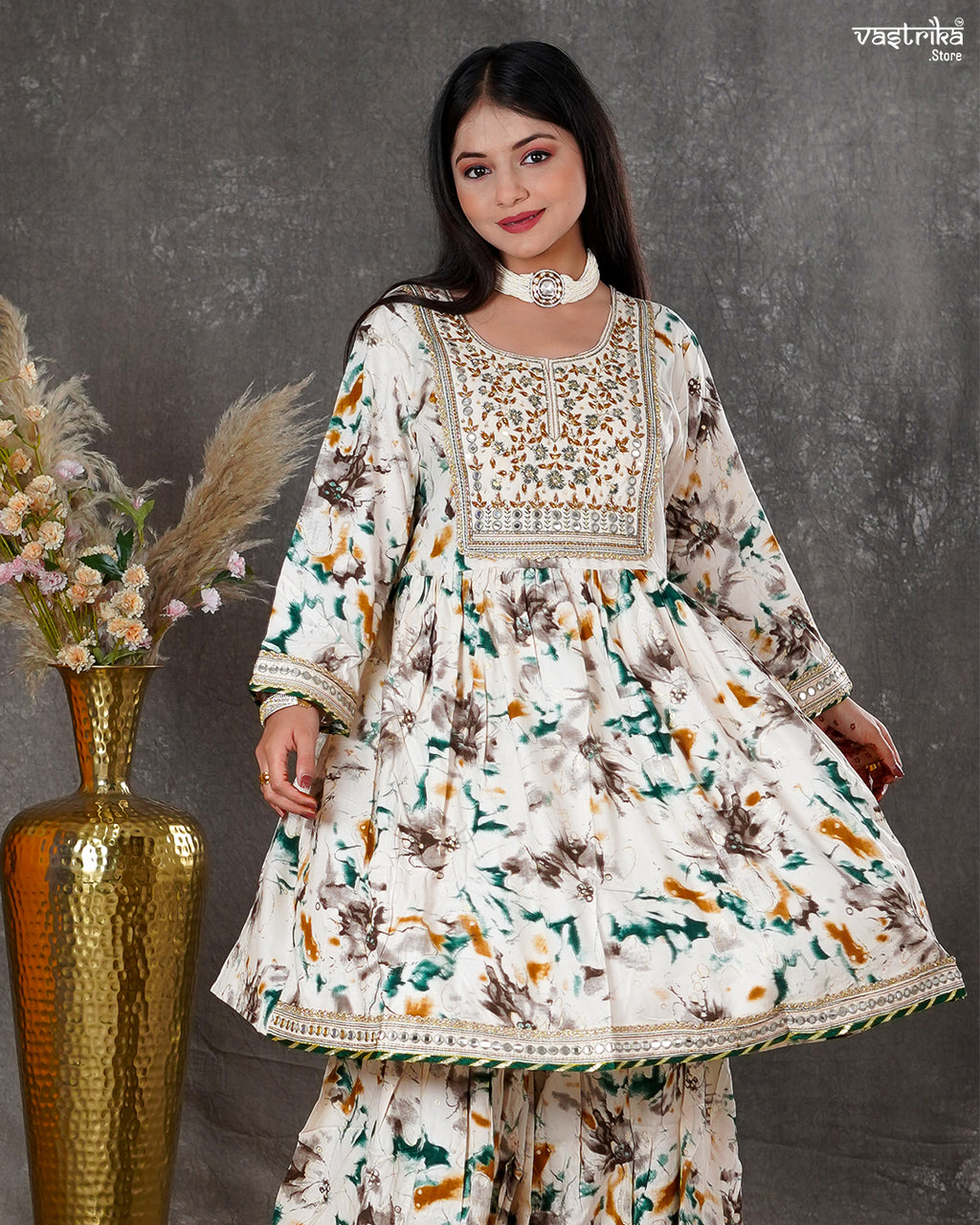 Ryon Cotton Kurti Set
